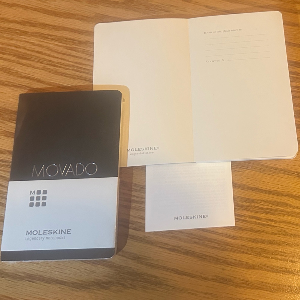 Moleskine ❤️ Black and Cream Notebook NEW